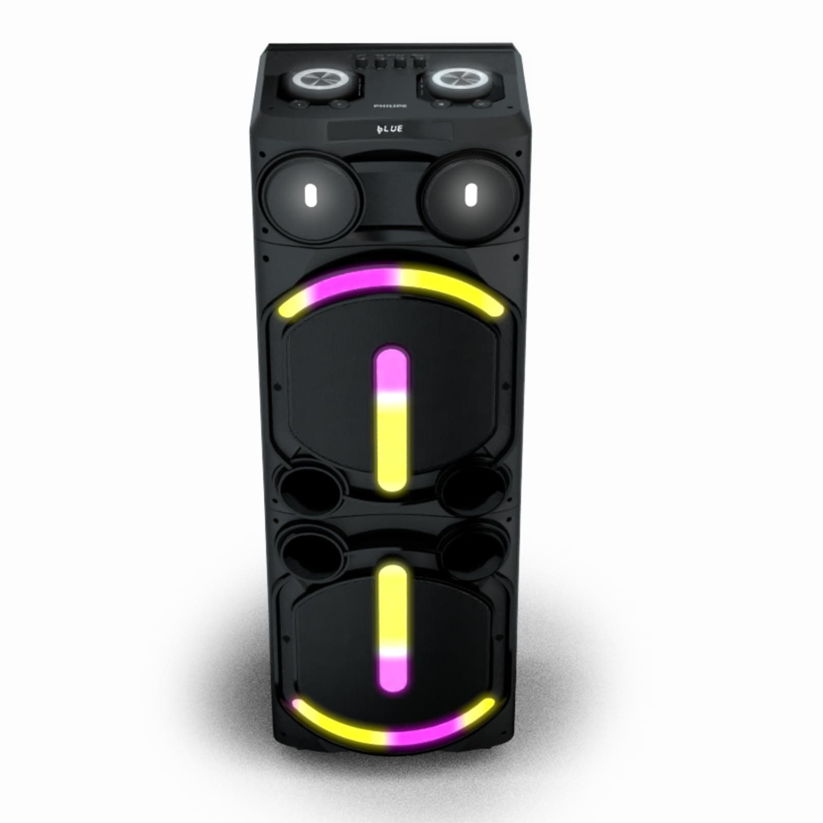 Philips Audio Newly Launched TAX5708 Bluetooth Party Speaker, 400W Max Output - Dynamic Bass Boost & Karaoke | Guitar & Mic Support, Multipoint Connec...
