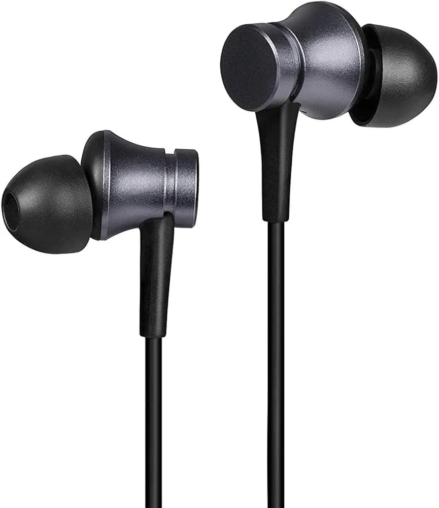 Earphones for Xiaomi Mi 10i 5G Earphone Original Like Wired Stereo Deep Bass Head Hands-free Headset Earbud With Built in-line Mic, With Premium Quality Good Sound Stereo Call Answer/End Button, Music 3.5mm Aux Audio Jack (PRT4, BT-ME, Black)