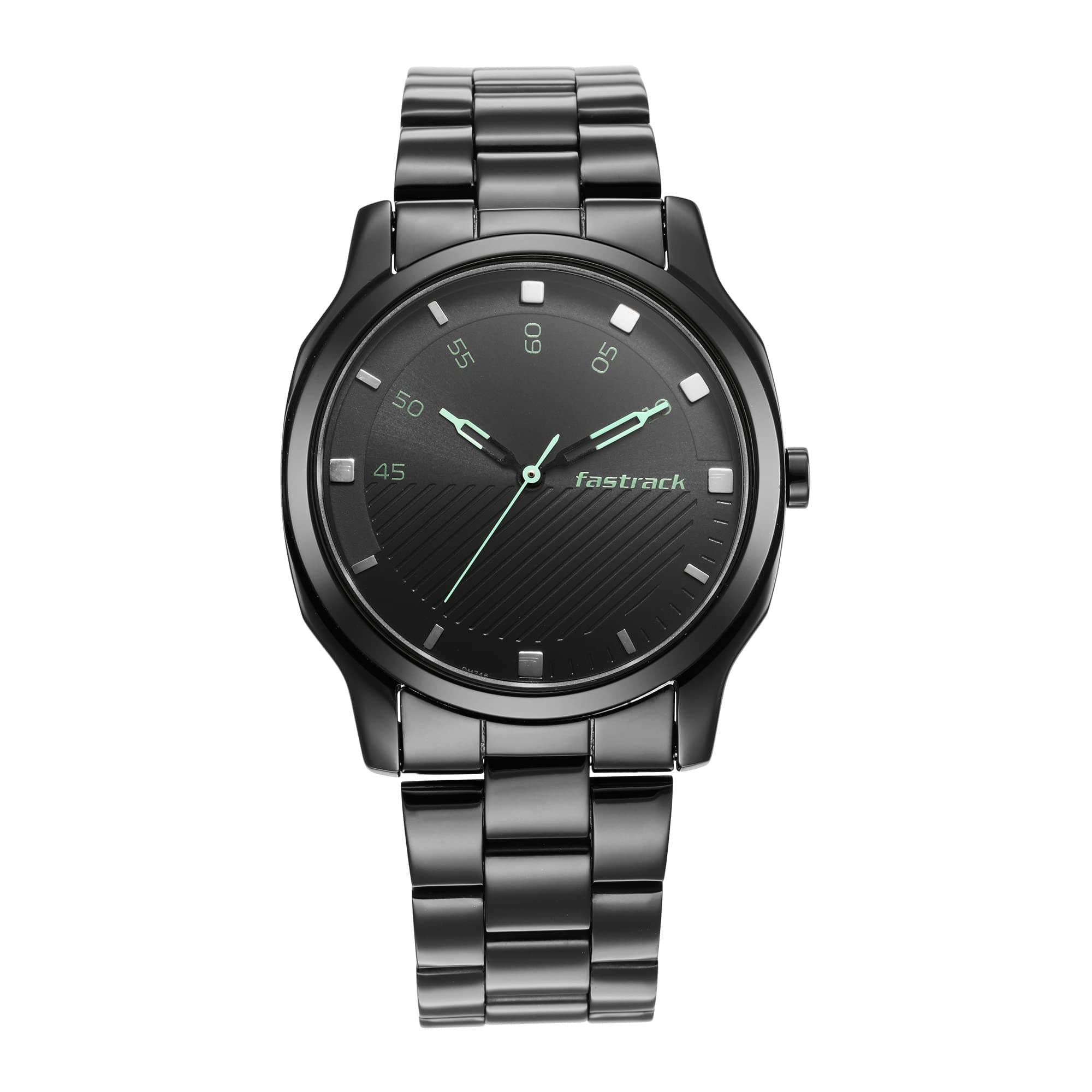 Titan Analog Black Dial Men's Watch-3255NM02