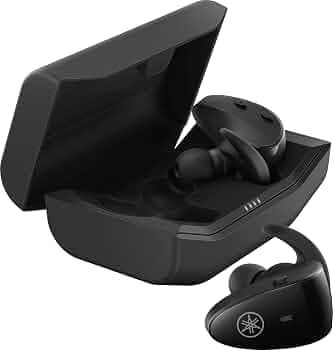 (Refurbished) Yamaha Audio TW-ES5A True Wireless Sports in Ear Earbuds | True Sound, Bluetooth, aptX Adaptive, Secure Fit, Waterproof IPX7,Built-in Mi...