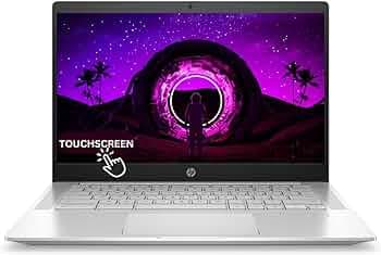 (Refurbished) HP Chromebook C640 10th Gen Intel Core i5 FHD Thin & Light Touchscreen Laptop (8 GB DDR4 RAM/64 GB eMMC SSD + 128 GB MicroSD Card/14" (3...