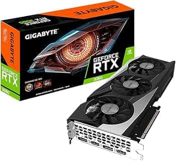 GIGABYTE GV-N3060GAMING OC-12GD R2.0 NVIDIA GeForce RTX3060 Graphics Board, GDDR6X, 12 GB