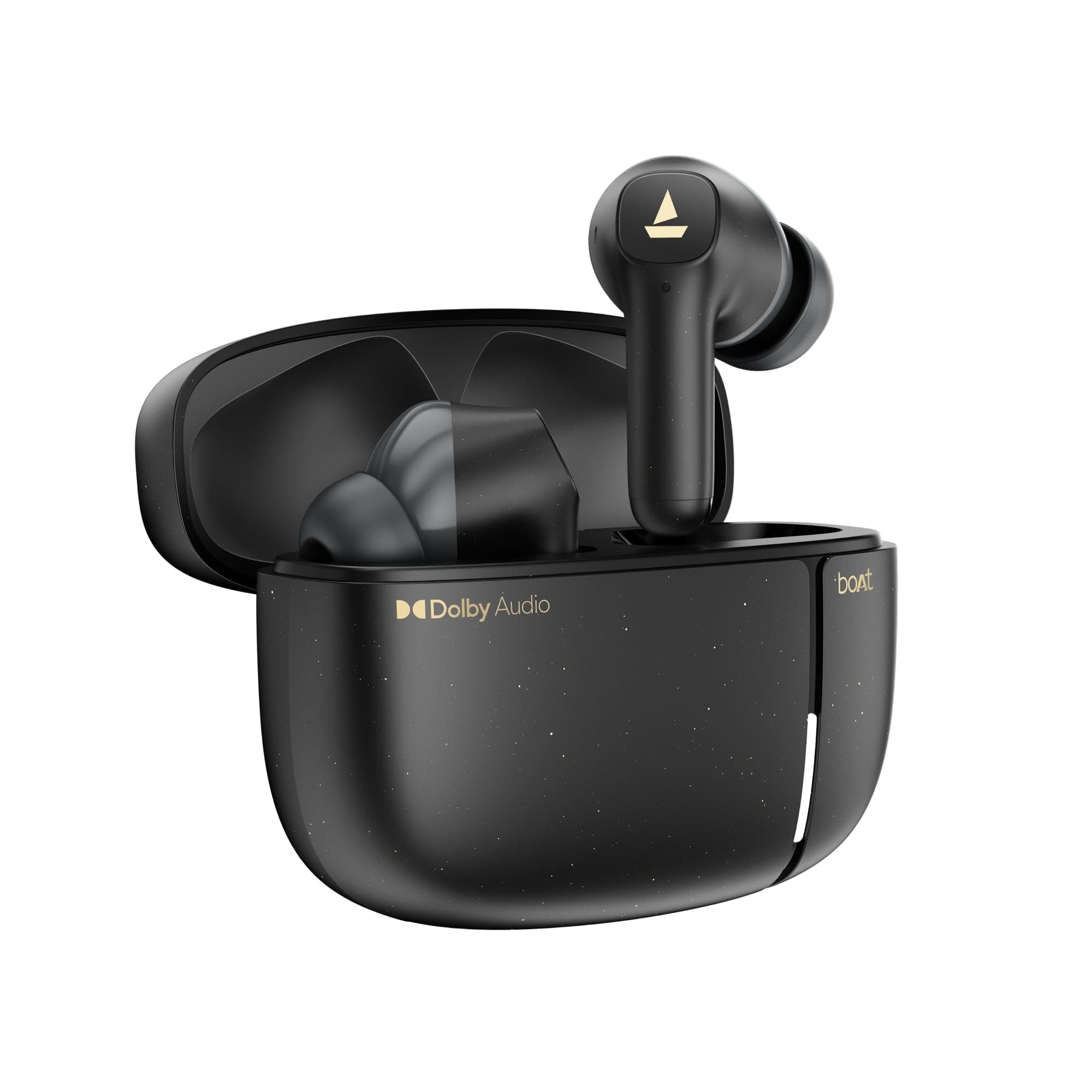 boAt Airdopes Prime 800D, Surround Sound by Dolby Audio, Up to 45H Battery, Quad Mic AI-ENx, 11mm Drivers, ASAP Charge, In-Ear Detect,App Support Wire...