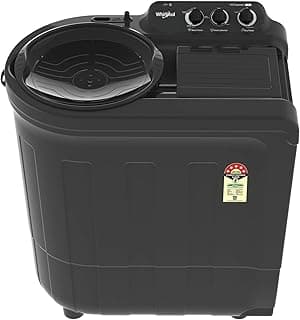 Whirlpool Ace Supreme Plus 7.2 Kg Semi Automatic Washing Machine (Supersoak Technology, Grey Dazzle)