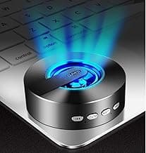 Clavier Pluto Portable Bluetooth Speaker, Bluetooth 5.0 Wireless Speakers with HD Sound and Rich Bass, LED Flashing Light, Built-in Mic for iPhone & A