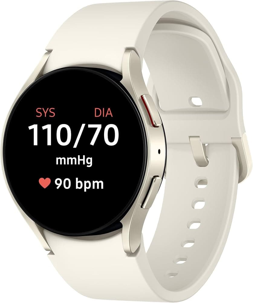Samsung Galaxy Watch6 LTE (40mm, Gold, Compatible with Android only) | Introducing BP & ECG Features