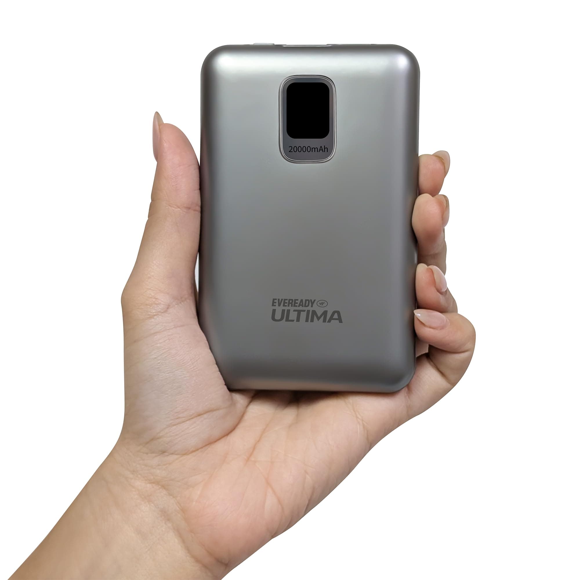 Eveready Ultima Power Bank PB 21, 20,000mAh, 22.5W Fast Charging, Dual Output, USB-C & USB-A, Overcharging Protection, Compatible with iPhone, Android...