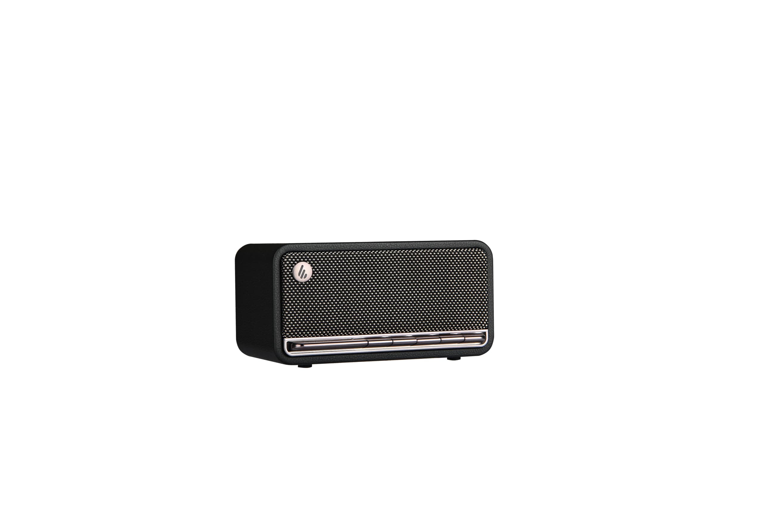 Edifier MP230 Portable Bluetooth Speaker, Wireless Speaker with Stereo Sound for Outdoor Travel, 9-Hour Playtime, Supports USB Soundcard/Micro SD, 20W RMS - Retro Black