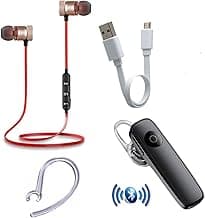 BLAXSTOC PRO Wireless Bluetooth In Ear Headset and Earphone with Mic (Multicolour)