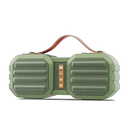 (Renewed) Zebronics Sound Feast 50 Portable Speaker Supporting Bluetooth, pendrive, mSD Slot, FM, Aux Input,Call Function (Green) Bluetooth Speakers
