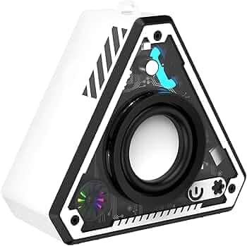 VEHOP V2 5W Wireless Bluetooth Mini Speaker with Loud Sound & Punchy Bass, 52mm Driver with 360 Surround, Bt V5.3 Quick Connect, Transparent Design, w...