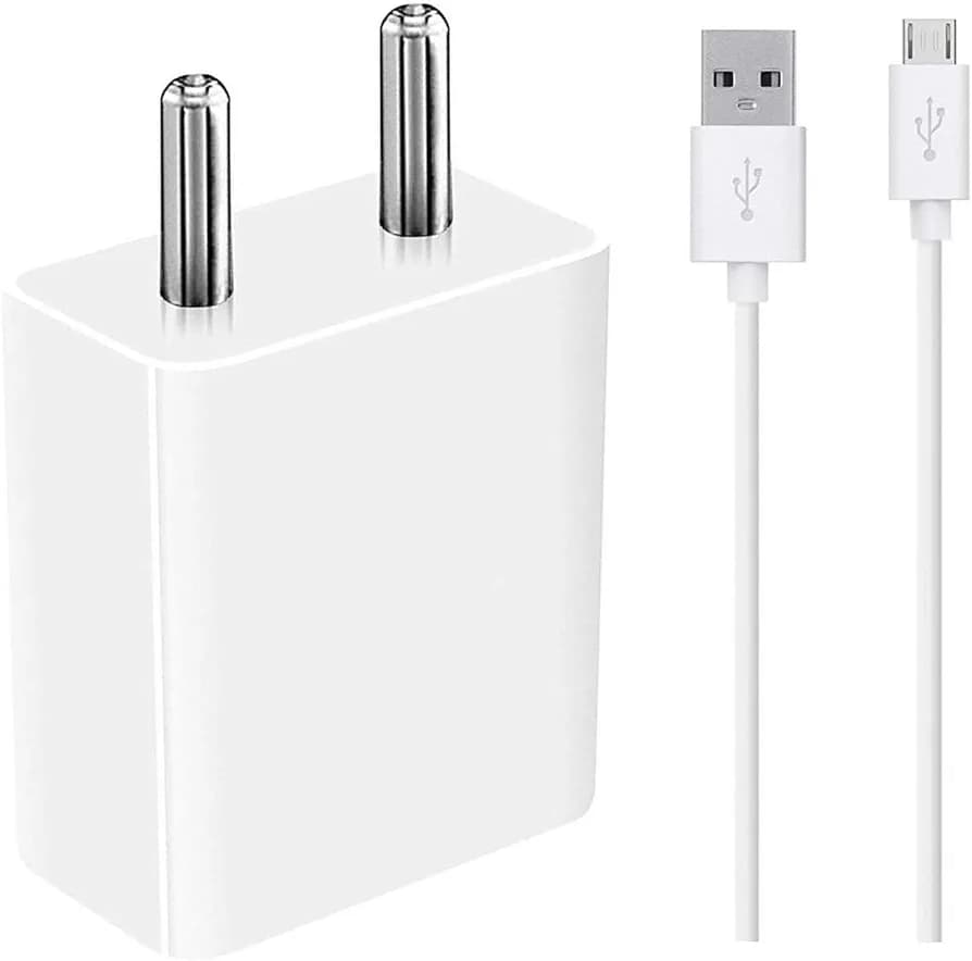 Single Doc,3 AMP Mobile Fast Charger, Android USB Charger with 1 Meter Micro USB Charging Data Cable White