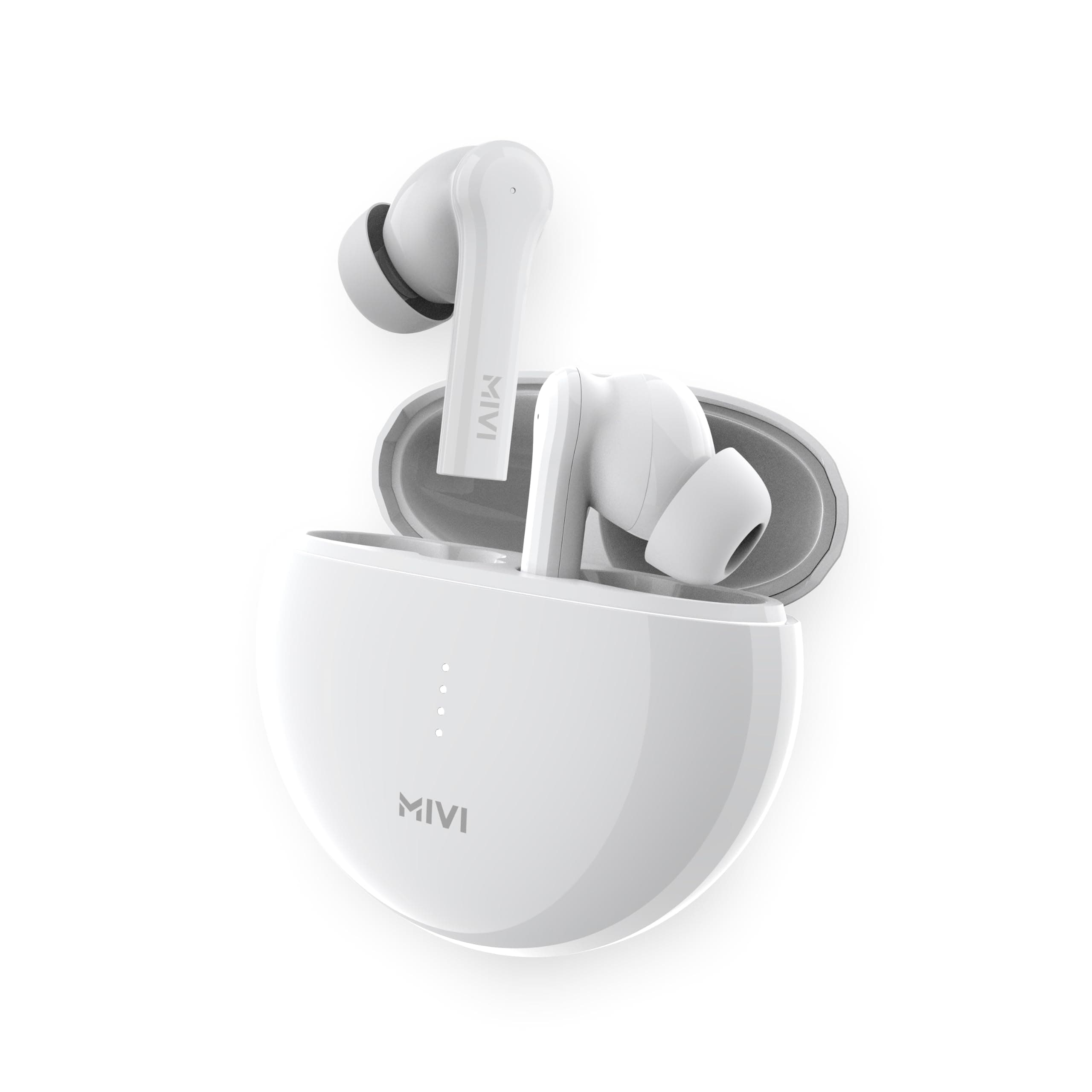 Mivi DuoPods B4 Ear Buds Wireless, 50H Playtime, ENC, 13mm, Bluetooth 5.1