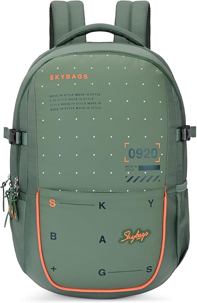 Skybags NEXTRA LAPTOP BACKPACK 01 DARK IVY