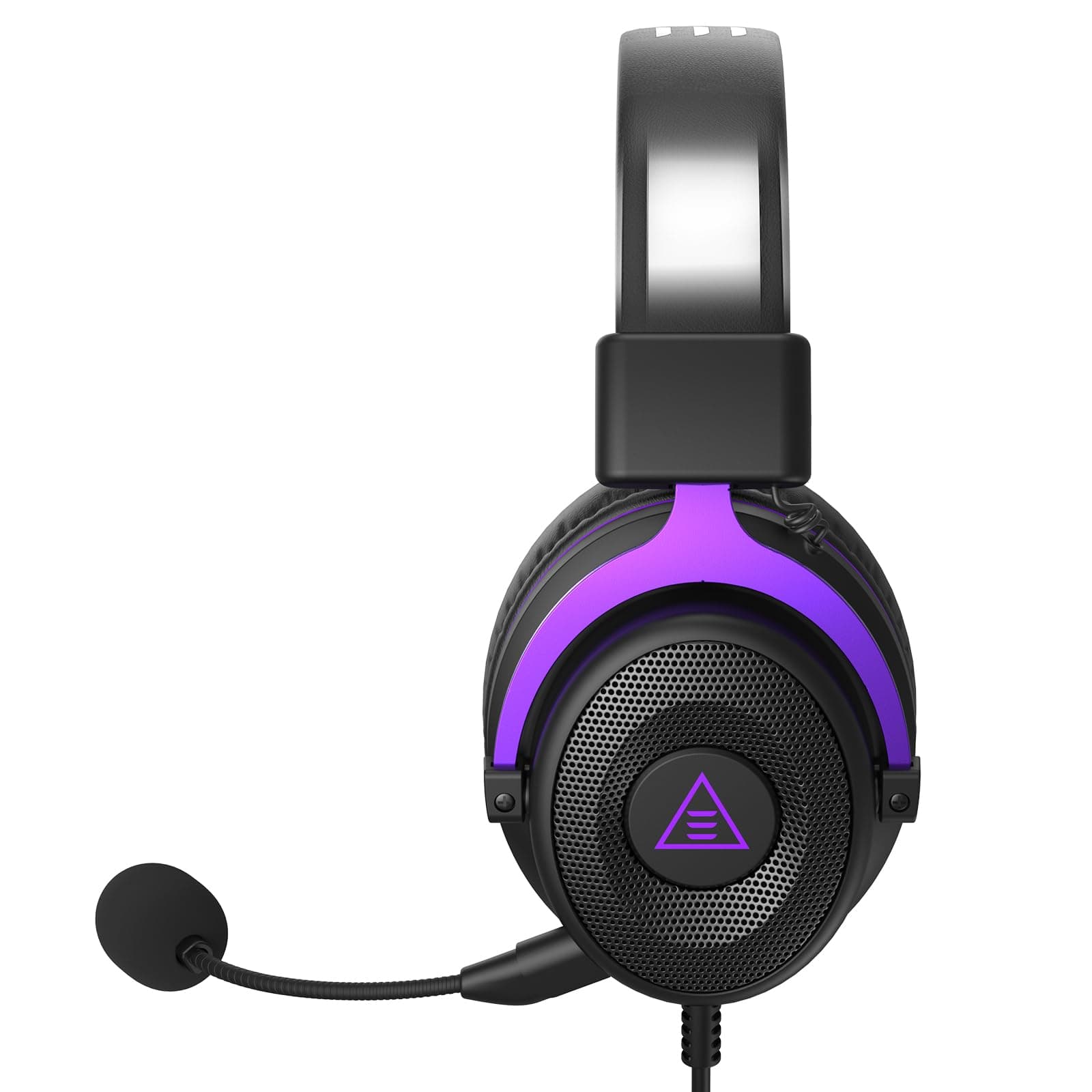 EKSA E900 Wired Stereo Gaming Headset-Over Ear Headphones with Noise Canceling Mic, Detachable Headset Compatible with PS4, P