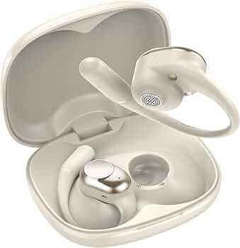 truke Newly Launched Buds Freedom Open Ear Wireless Earbuds with PureVoice Technology, 16mm Beryllium Speaker, 60H Playtime, Quad Mic for Crystal-Clea...