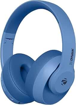 ZEBRONICS Zeb-Dynamic Wireless Headphone with 34 hrs. of Playback (Blue)