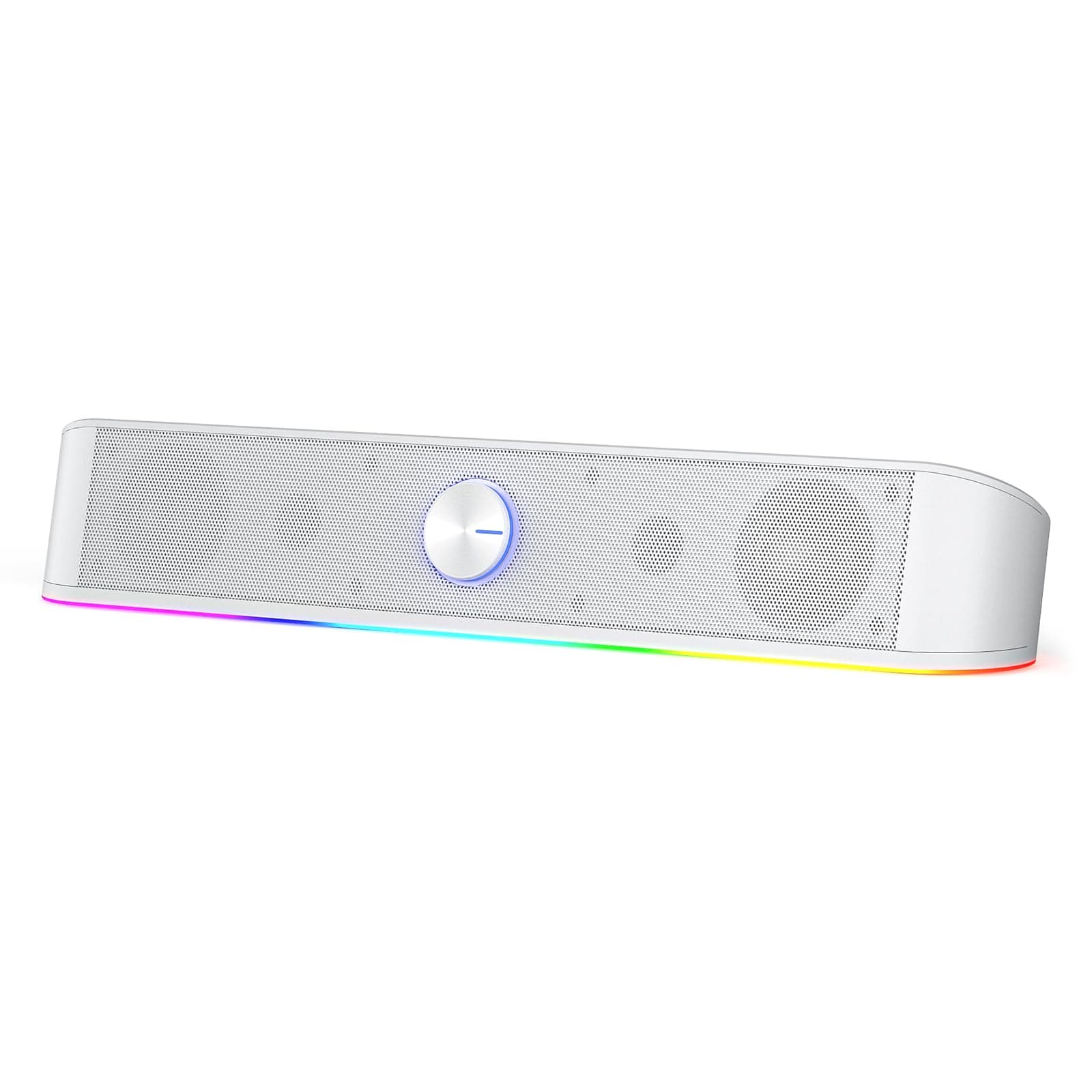 Redragon GS560 RGB Desktop Soundbar, 2.0 Channel Computer Speaker with Dynamic Lighting Bar Audio-Light Sync/Display, Touch-Control Backlit with Volum...