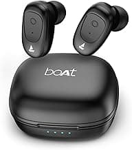 boAt Airdopes Bluetooth Truly Wireless in Ear Earbuds with Mic (Active Black)