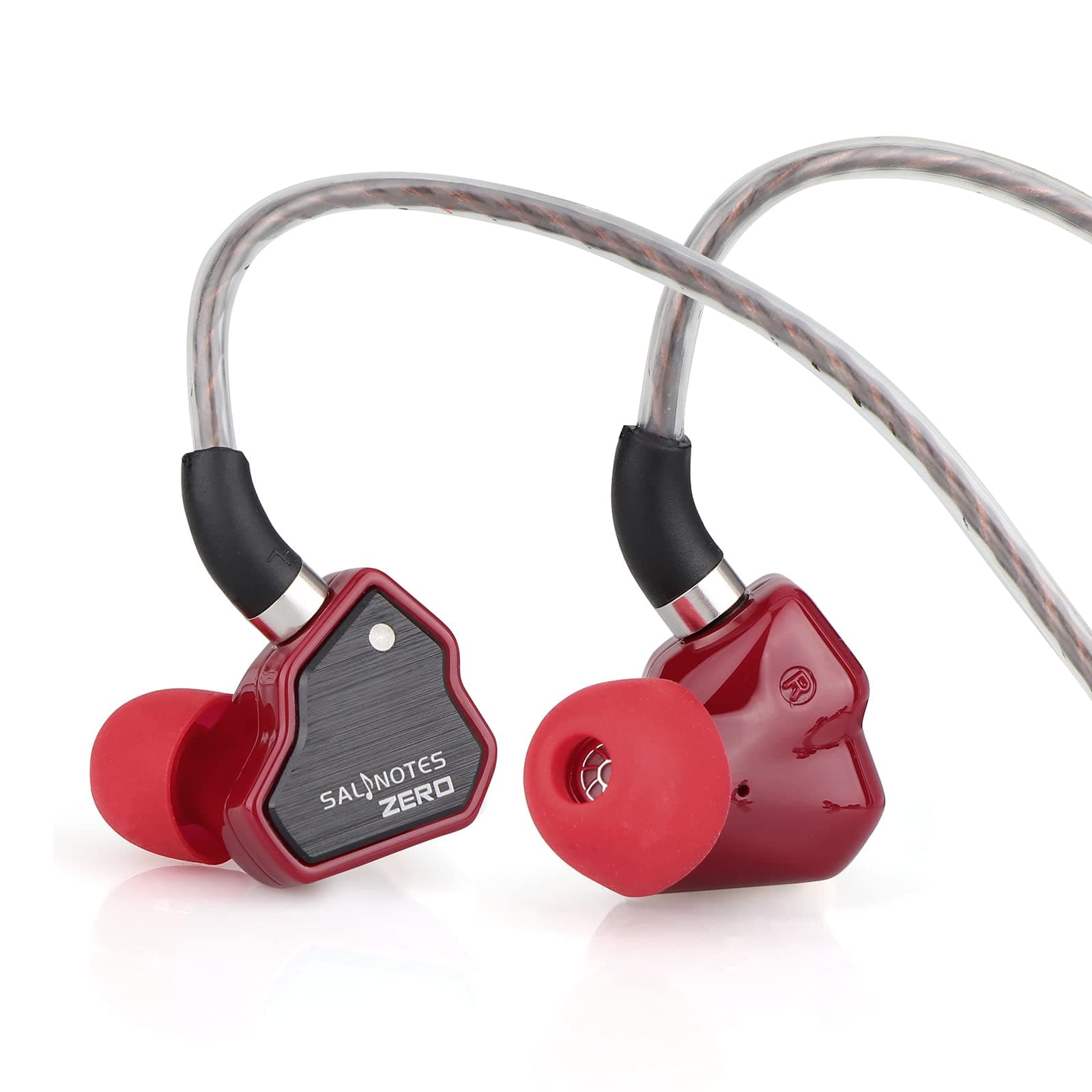 Concept Kart 7HZ Salnotes Zero Wired IEM Earphone, 10mm Dynamic Driver | Metal Composite Diaphragm (Green, 3.5mm with Mic)