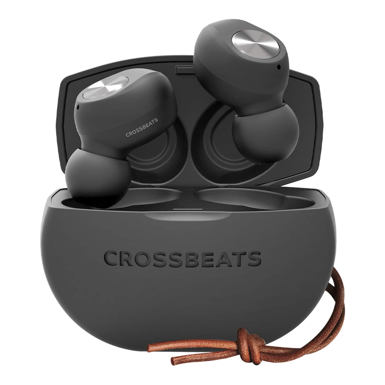 CROSSBEATS Pebble True Wireless in-Ear Earbuds Earphones Headphones Bluetooth 5.0 Microphone 3D Sound 20Hrs Playtime Auto Pairing Stereo Calls Deep Ba