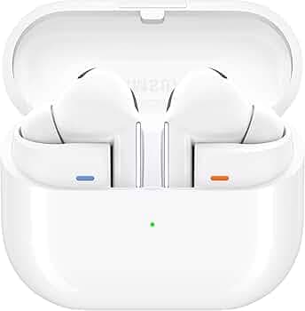 (Refurbished) Samsung Galaxy Buds 3 Pro (White) with Galaxy AI | Adaptive ANC | Real-time Interpreter | 24-bit Hi-Fi Audio | Up to 37H Battery | IP57