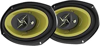 GoMechanic Component Speaker for Car - 240 Watts 3-Way Coaxial Music System with Bass Woofer Sound  6 * 9-Inch Stereo System for Car  1200W Max Output...
