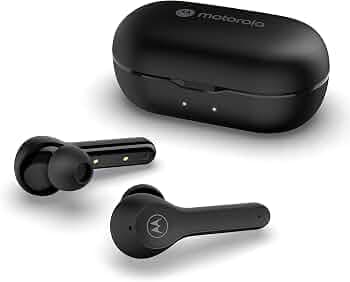 Motorola Moto Buds 085 - True Wireless Bluetooth Earbuds with Microphone and USB-C Charging Case - IPX5 Water Resistant, Smart Touch-Control, Lightwei...