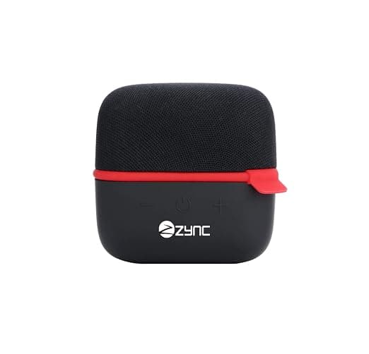 Zync Wireless Cube Portable Bluetooth Speaker (Black) Speakers