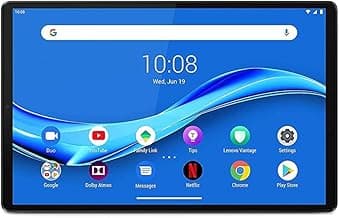 (Renewed) Lenovo Tab M10 FHD Plus Tablet (10.3-inch, 2GB, 32GB, Wi-Fi + LTE, Volte Calling), Platinum Grey