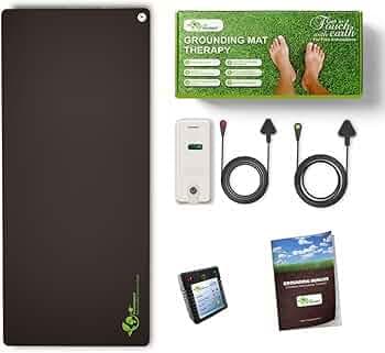 Grounding Mat Therapy Kit (Starter Pack) Zero Volt Therapy - Helps in Restful Deep Sleep, Reduce Pains, Stress, Depression and Anxiety, Men & Women, S...