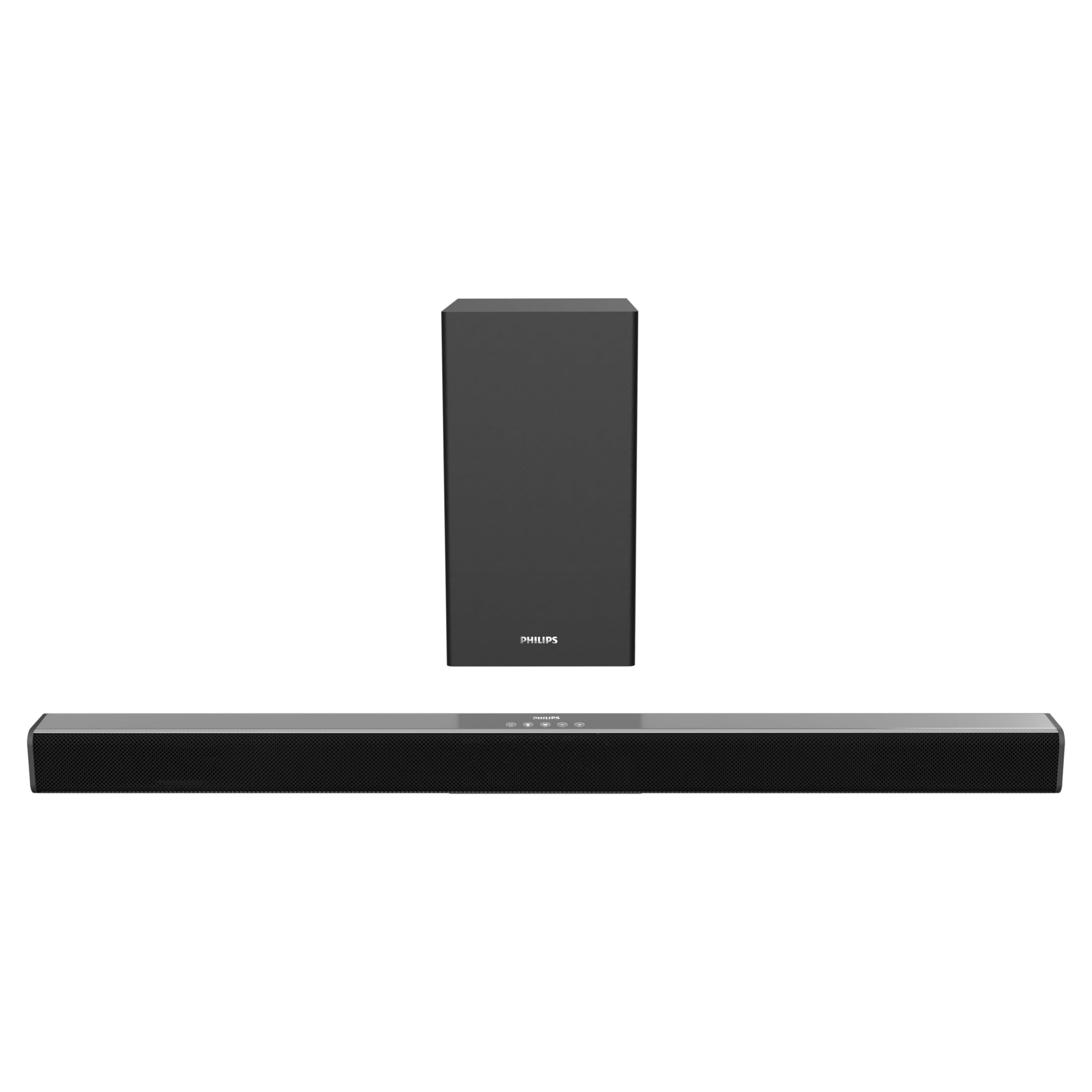 Philips Audio TAB4228/94 2.1Ch 160W Bluetooth Soundbar with Rich Bass, 3 EQ Modes, Multi-Connectivity Option with Supporting USB, HDMI(ARC), Optical, ...
