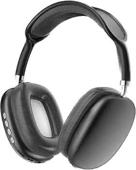 GKA P9 Wireless Headphone with Bluetooth 5.1 | Over Ear Stereo Headphones with Noise Cancelling Mic | Ergonomic Design with Adjustable Fit | Super Ext...