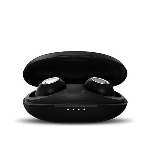 TAGG Liberty Lite Truly Wireless Bluetooth in Ear Earbuds with Mic (Black) In-Ear