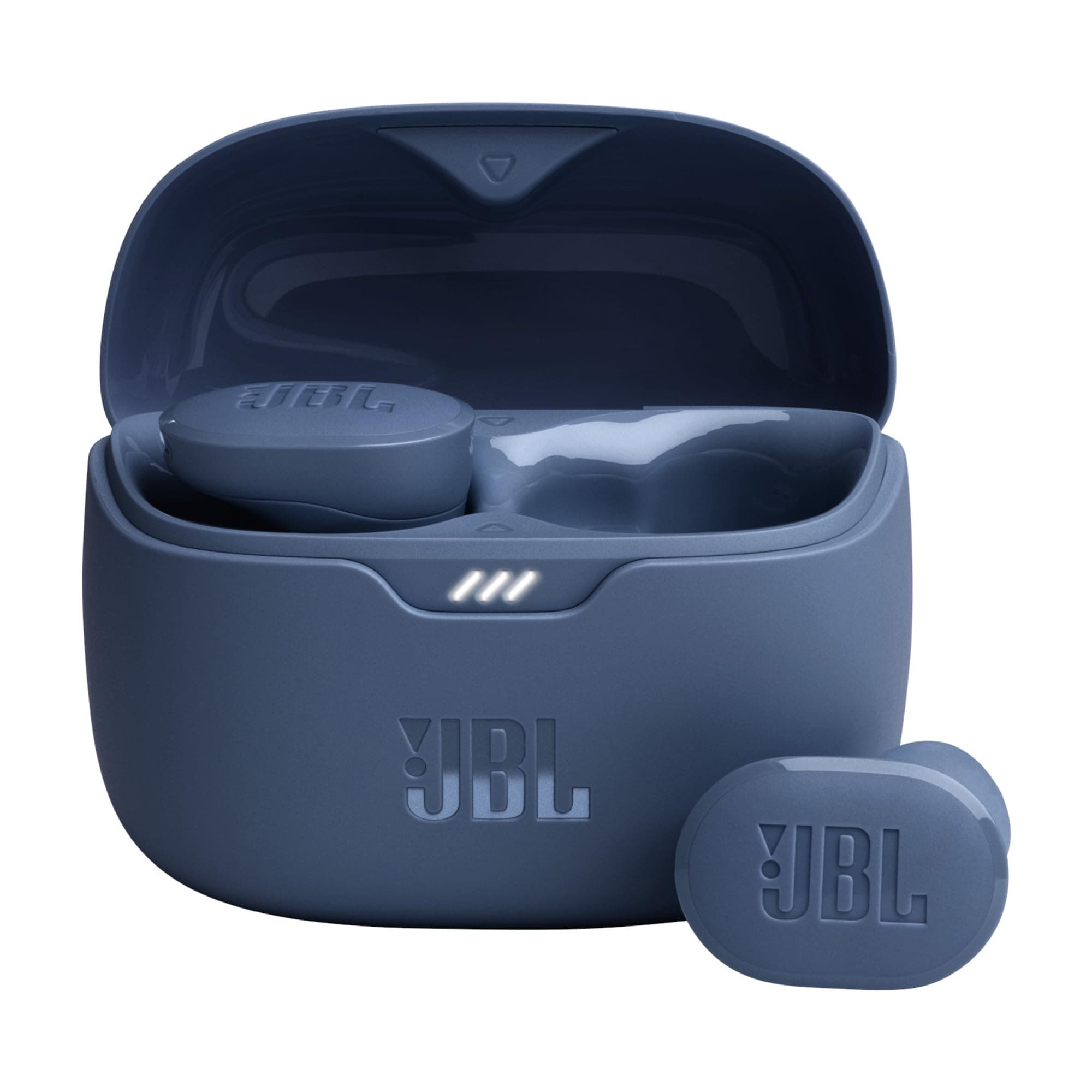 JBL Tune Buds Wireless ANC Earbuds (TWS) with Mic, Customized Extra Bass EQ, 48 Hrs Battery and Quick Charge, 4-Mics, IP54, Ambient Aware & Talk-Thru, Headphones App, Bluetooth 5.3 (Blue)