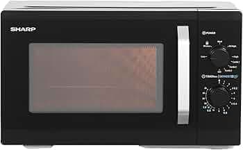 SHARP 25L Bake+Grill Microwave Oven, JAPAN TECHNOLOGY, Auto Menus, Ceramic Coating, Jog-Dial, Quick Start, Model No. R625KNK, Color: Black (2023 Model...