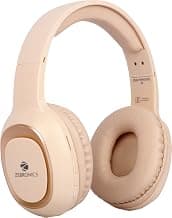Zebronics Zeb - Paradise Wireless BT Headphone Comes with 40mm Drivers, AUX Connectivity, Built in FM, Call Function, 15Hrs* Playback time and Support