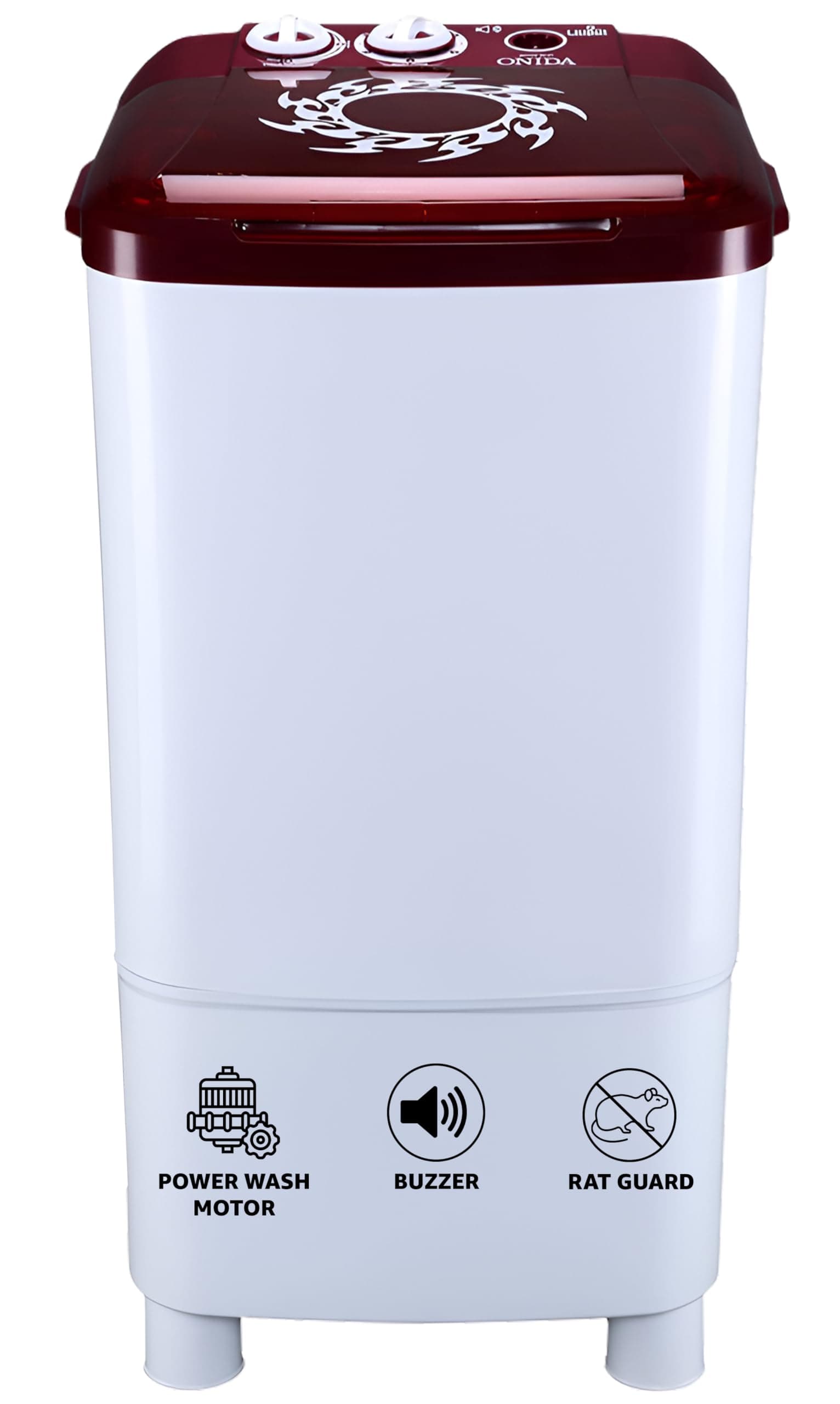 Onida 9.0 kg Washer Only (W90W, Lava Red)