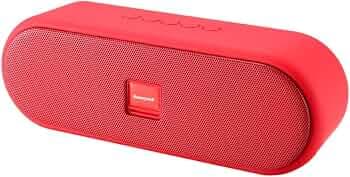 (Refurbished) Honeywell Suono P200 Wireless Bluetooth Speaker, Upto 15 Hours Playtime, in-Built Mobile Holder, Premium Stereo Sound & Deep Bass (Red)