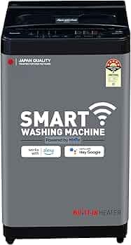 Panasonic 7 Kg Wifi Fully-Automatic Top Loading Smart Washing Machine (NA-F70CH4CRB, Charcoal Inox Grey, 2025 Model, Drynamic Spin)