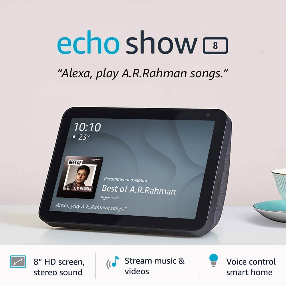 Certified Refurbished Echo Show 8  Smart display with Alexa
