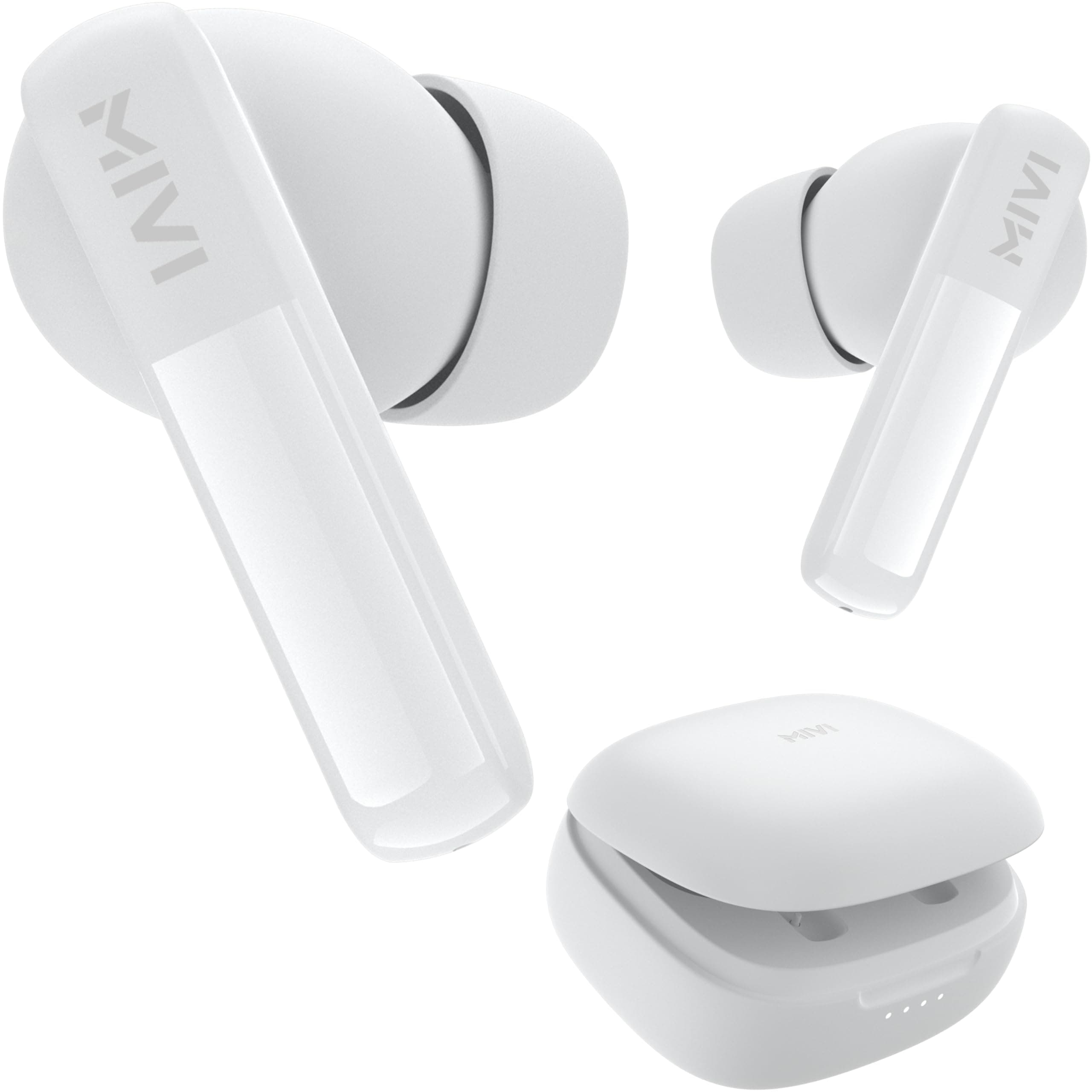 Mivi DuoPods Echo | AI-ENC Calls| IPX 4.0 Earphone Wireless | 13mm Drivers Earbuds | TWS Earphone Wireless with Bluetooth 5.3 | Made in India | 1 Year...