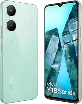 vivo Y18 (Gem Green, 4GB RAM, 64GB Storage) with No Cost EMI/Additional Exchange Offers | Without Charger