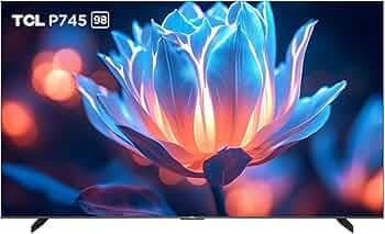 TCL 249 cm (98 inches) 4K Ultra HD Smart LED Google TV 98P745 (Black)