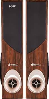 Zessqaa DX-13 10-Inch Double Tower Speakers | Bluetooth Speaker Multimedia Woofer for Home Theater