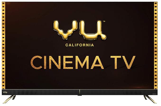 VU 126 cm (50 inches) 4K Ultra HD Cinema Android Smart LED TV 50CA (Black) | With 40W Front Soundbar Smart Televisions