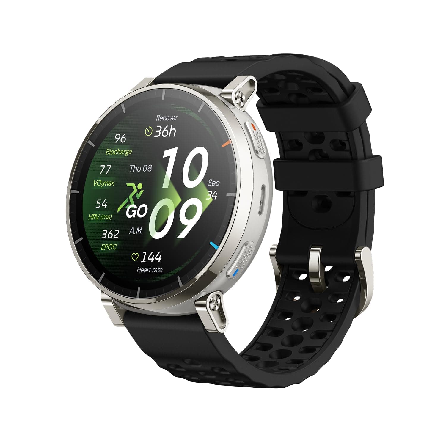 Amazfit Active 3 Premium(Smartchoice)GPS Running Smart Watch, 1.32"AMOLED Sapphire Display,12-Day Battery,4GB Storage,Offline Maps, 170+Workout Modes,...