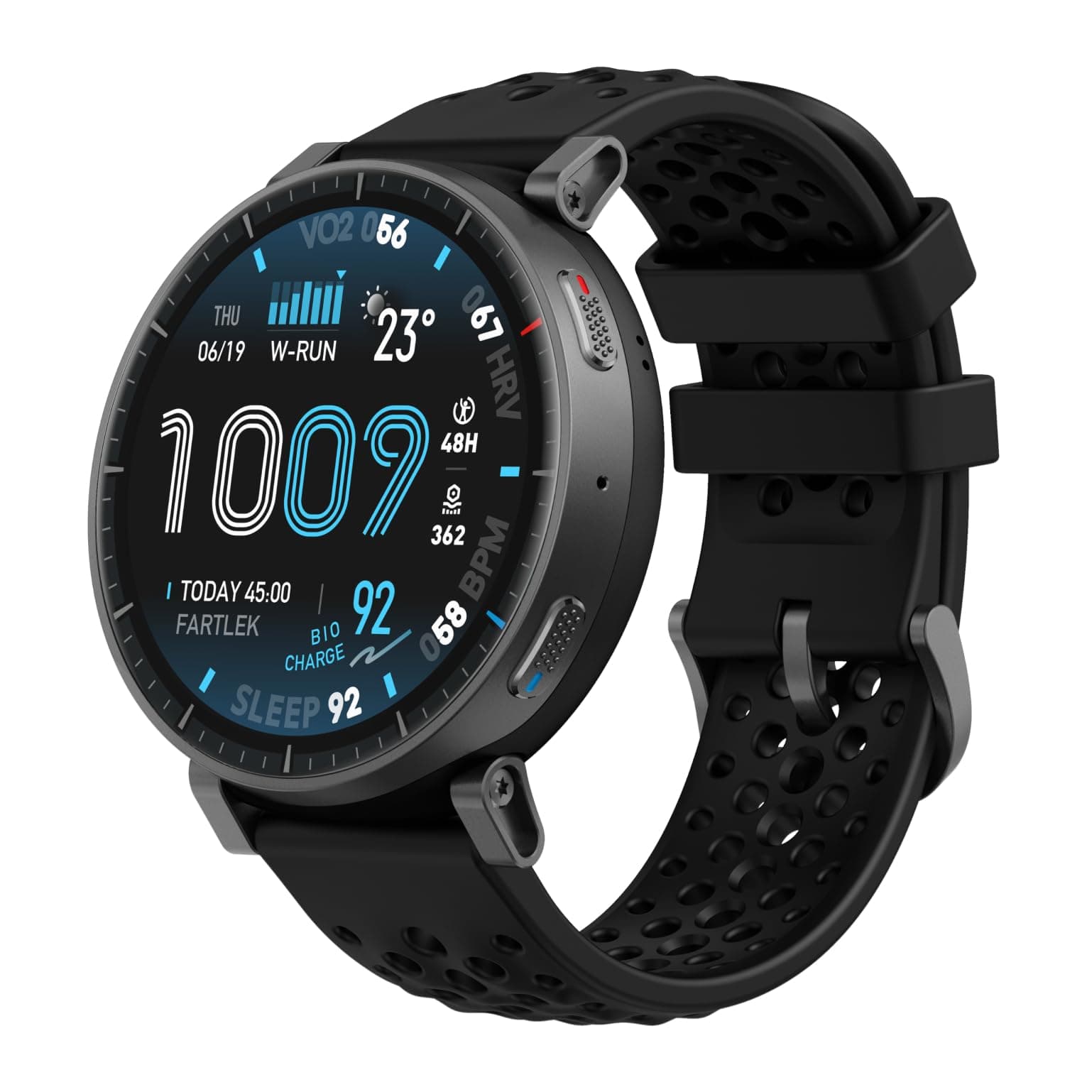 Amazfit Active Max Smart Watch 1.5" AMOLED Display, 25-Day Battery, Offline Maps, GPS, 4GB Storage, 170+ Sport Modes, 5 ATM Water Resistant, Heart Rat...