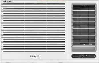 Lloyd 1.5 Ton 3 Star Fixed Speed Window Ac (Copper, 2023 Model, White With Silver Deco Strip, GLW18C3YWSEA)