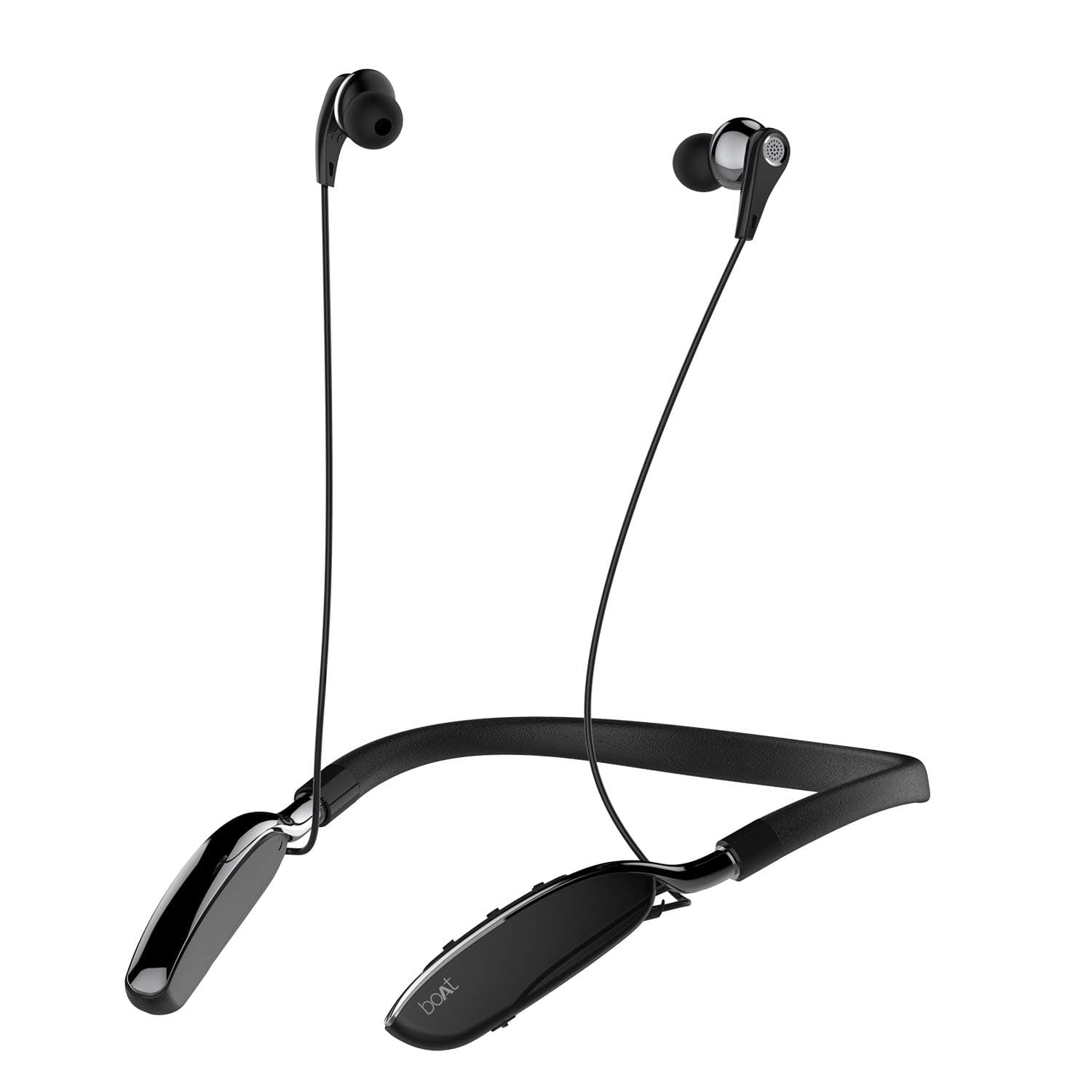 boAt Rockerz 385 Wireless Bluetooth Earphone with Mic (Onyx Black) In-Ear